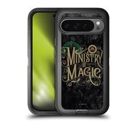 Head Case Designs Licenza Ufficiale Harry Potter Ministero della Magia Tipografia delle Località Custodia Antiurto Ultra Blindata Compatibile con Google Pixel 9 PRO XL