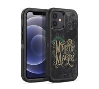 Head Case Designs Licenza Ufficiale Harry Potter Ministero Della Magia Tipografia Delle Località Custodia Antiurto Ultra Blindata compatibile con Apple iPhone 12 / iPhone 12 Pro
