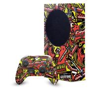 Head Case Designs Licenza Ufficiale Harry Potter Modello Gryffindor Grafica Pacchetto Console Da Gioco Wrap E Pelle Per Controller Compatibile con Xbox Series S
