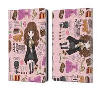Head Case Designs Licenza Ufficiale Harry Potter Modello Hermione Deathly Hallows XXXVII Custodia Portafoglio in Pelle Compatibile con Amazon Kindle Paperwhite 6