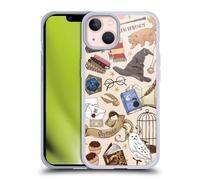 Head Case Designs Licenza Ufficiale Harry Potter Modello Hogwarts Deathly Hallows XXXVII Custodia Cover in Morbido Gel Compatibile con Apple iPhone 13