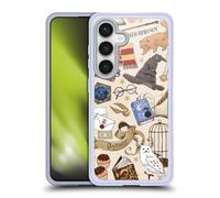 Head Case Designs Licenza Ufficiale Harry Potter Modello Hogwarts Deathly Hallows XXXVII Custodia Cover in Morbido Gel Compatibile con Samsung Galaxy S24 5G