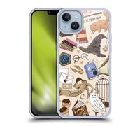 Head Case Designs Licenza Ufficiale Harry Potter Modello Hogwarts Deathly Hallows XXXVII Custodia in Gel [Protezione di Grado Militare] Compatibile con Apple iPhone 14 Plus