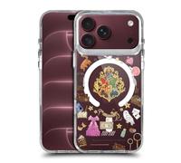 Head Case Designs Licenza Ufficiale Harry Potter Modello Hogwarts Icone Magiche Custodia Antiurto [Protezione di Grado Militare] Compatibile con Apple iPhone 18 Pro Max e Compatibile con MagSafe