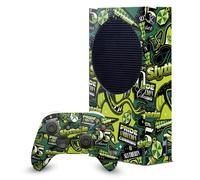 Head Case Designs Licenza Ufficiale Harry Potter Motivo Slytherin Grafica Pacchetto Console Da Gioco Wrap E Pelle Per Controller Compatibile con Xbox Series S