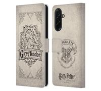 Head Case Designs Licenza Ufficiale Harry Potter Pergamena Gryffindor Sorcerer's Stone I Custodia Portafoglio in Pelle Compatibile con Samsung Galaxy A36 5G