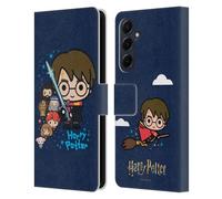 Head Case Designs Licenza Ufficiale Harry Potter Personaggi Deathly Hallows I Custodia Portafoglio in Pelle Compatibile con Samsung Galaxy A55 5G