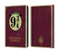 Head Case Designs Licenza Ufficiale Harry Potter Piattaforma 9 3/4 Tipografia Delle Località Custodia Portafoglio in Pelle Compatibile con Amazon Kindle 11th Gen (2024)