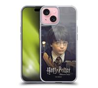 Head Case Designs Licenza Ufficiale Harry Potter Piuma Penna D'Oca Sorcerer's Stone II Custodia in Gel [Protezione di Grado Militare] Compatibile con Apple iPhone 15 E Compatibile con MagSafe