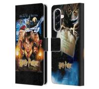 Head Case Designs Licenza Ufficiale Harry Potter Poster Sorcerer's Stone II Custodia Portafoglio in Pelle Compatibile con Samsung Galaxy A56 5G