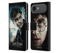 Head Case Designs Licenza Ufficiale Harry Potter Primo Piano Deathly Hallows VII Custodia Portafoglio in Pelle Compatibile con Apple iPhone 17 Air