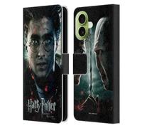 Head Case Designs Licenza Ufficiale Harry Potter Primo Piano Deathly Hallows VIII Custodia Portafoglio in Pelle Compatibile con Apple iPhone 17