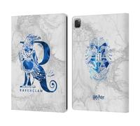 Head Case Designs Licenza Ufficiale Harry Potter Ravenclaw Aguamenti Deathly Hallows IX Custodia Portafoglio in Pelle Compatibile con Apple iPad PRO 13 M4 2024