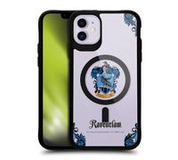Head Case Designs Licenza Ufficiale Harry Potter Ravenclaw Case Black Shockproof Bumper Case [Military Grade Protection] Compatible with Apple iPhone 11 and Compatible with MagSafe
