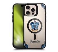 Head Case Designs Licenza Ufficiale Harry Potter Ravenclaw Case Black Shockproof Bumper Case [Military Grade Protection] Compatible with Apple iPhone 16 Pro Max and Compatible with MagSafe