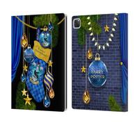 Head Case Designs Licenza Ufficiale Harry Potter Ravenclaw Ornamenti Natalizie Custodia Portafoglio in Pelle Compatibile con Apple iPad PRO 13 M4 2024