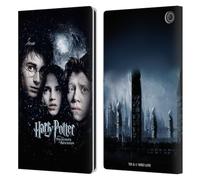 Head Case Designs Licenza Ufficiale Harry Potter Ron, Harry & Hermione Poster 3 Prisoner of Azkaban IV Custodia Portafoglio in Pelle Compatibile con Amazon Fire Max 11 2023
