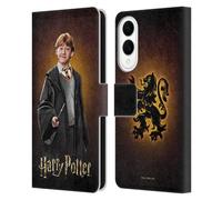 Head Case Designs Licenza Ufficiale Harry Potter Ron Weasley Chamber Of Secrets IV Custodia Portafoglio in Pelle Compatibile con Samsung Galaxy S25 Edge