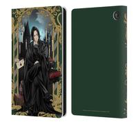 Head Case Designs Licenza Ufficiale Harry Potter Severus Snape 25° Anniversario Anime Custodia Portafoglio in Pelle Compatibile con Amazon Fire 7 2022