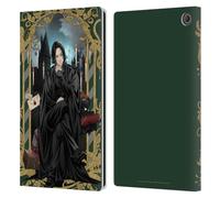 Head Case Designs Licenza Ufficiale Harry Potter Severus Snape 25° Anniversario Anime Custodia Portafoglio in Pelle Compatibile con Amazon Fire Max 11 2023