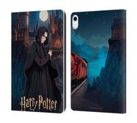 Head Case Designs Licenza Ufficiale Harry Potter Severus Snape Celebrazione Anime Custodia Portafoglio in Pelle Compatibile con Apple iPad 10.9 2022/2025
