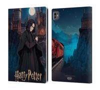Head Case Designs Licenza Ufficiale Harry Potter Severus Snape Celebrazione Anime Custodia Portafoglio in Pelle Compatibile con Apple iPad PRO 11 M4/M5 2024/2025