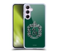 Head Case Designs Licenza Ufficiale Harry Potter Slytherin Cresta Chamber of Secrets I Custodia in Gel [Protezione di Grado Militare] Compatibile con Samsung Galaxy A35 5G