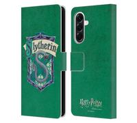 Head Case Designs Licenza Ufficiale Harry Potter Slytherin Cresta Sorcerer's Stone I Custodia Portafoglio in Pelle Compatibile con Samsung Galaxy A56 5G