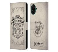 Head Case Designs Licenza Ufficiale Harry Potter Slytherin Pergamena Sorcerer's Stone I Custodia Portafoglio in Pelle Compatibile con Samsung Galaxy A07
