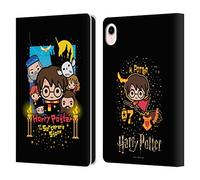Head Case Designs Licenza Ufficiale Harry Potter Sorcerer's Stone Deathly Hallows I Custodia Portafoglio in Pelle Compatibile con Apple iPad Mini (2021/2024)