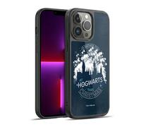 Head Case Designs Licenza Ufficiale Harry Potter Stay At Hogwarts This Christmas Deathly Hallows XXXII Cover in Gel Rinforzata [Protezione di Grado Militare] Compatibile con Apple iPhone 13 PRO Max
