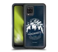 Head Case Designs Licenza Ufficiale Harry Potter Stay At Hogwarts This Christmas Deathly Hallows XXXII Custodia Antiurto Ultra Blindata Compatibile con Samsung Galaxy A12 (2020)