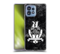 Head Case Designs Licenza Ufficiale Harry Potter The Leaky Cauldron Tipografia delle Località Custodia in Gel [Protezione di Grado Militare] Compatibile con Moto Edge 40 PRO/Plus 2023
