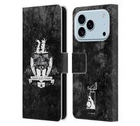 Head Case Designs Licenza Ufficiale Harry Potter The Leaky Cauldron Tipografia delle Località Custodia Portafoglio in Pelle Compatibile con Apple iPhone 17 PRO