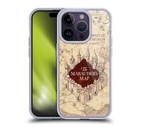 Head Case Designs Licenza Ufficiale Harry Potter The Marauder's Map Prisoner of Azkaban II Custodia Cover in Morbido Gel Compatibile con Apple iPhone 14 PRO
