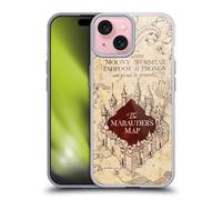 Head Case Designs Licenza Ufficiale Harry Potter The Marauder's Map Prisoner of Azkaban II Custodia Cover in Morbido Gel Compatibile con Apple iPhone 15