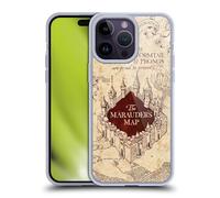 Head Case Designs Licenza Ufficiale Harry Potter The Marauder's Map Prisoner of Azkaban II Custodia Cover in Morbido Gel Compatibile con Apple iPhone 14 PRO Max