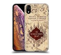 Head Case Designs Licenza Ufficiale Harry Potter The Marauder's Map Prisoner of Azkaban II Custodia Cover in Morbido Gel Compatibile con Apple iPhone XR