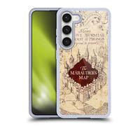 Head Case Designs Licenza Ufficiale Harry Potter The Marauder's Map Prisoner of Azkaban II Custodia Cover in Morbido Gel Compatibile con Samsung Galaxy S23 5G