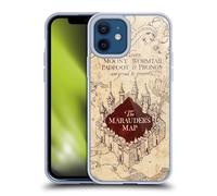 Head Case Designs Licenza Ufficiale Harry Potter The Marauder's Map Prisoner of Azkaban II Custodia in Gel [Grado Militare] Compatibile con Apple iPhone 12 / iPhone 12 PRO E Compatibile con MagSafe