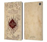 Head Case Designs Licenza Ufficiale Harry Potter The Marauder's Map Prisoner Of Azkaban II Custodia Portafoglio in Pelle Compatibile con Amazon Fire Max 11 2023