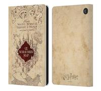 Head Case Designs Licenza Ufficiale Harry Potter The Marauder's Map Prisoner of Azkaban II Custodia Portafoglio in Pelle Compatibile con Amazon Fire 7 2022