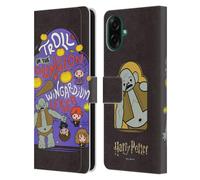 Head Case Designs Licenza Ufficiale Harry Potter Troll Dungeon Deathly Hallows III Custodia Portafoglio in Pelle Compatibile con Samsung Galaxy A07
