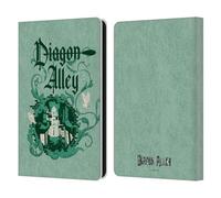 Head Case Designs Licenza Ufficiale Harry Potter Vicolo Diagon Tipografia Delle Località Custodia Portafoglio in Pelle Compatibile con Amazon Kindle Paperwhite 6
