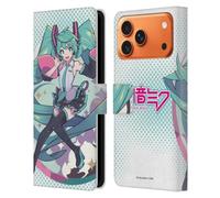 Head Case Designs Licenza Ufficiale Hatsune Miku Pastelli Grafiche Custodia Portafoglio in Pelle Compatibile con Apple iPhone 17 Pro Max