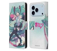 Head Case Designs Licenza Ufficiale Hatsune Miku Pastelli Grafiche Custodia Portafoglio in Pelle Compatibile con Apple iPhone 17 PRO
