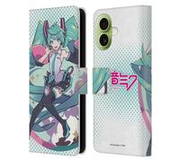 Head Case Designs Licenza Ufficiale Hatsune Miku Pastelli Grafiche Custodia Portafoglio in Pelle Compatibile con Apple iPhone 17