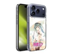 Head Case Designs Licenza Ufficiale Hatsune Miku Pioggia Grafiche Custodia in Gel [Protezione di Grado Militare] Compatibile con Apple iPhone 17 PRO Max