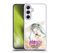 Head Case Designs Licenza Ufficiale Hatsune Miku Pioggia Grafiche Custodia in Gel [Protezione di Grado Militare] Compatibile con Samsung Galaxy A35 5G
