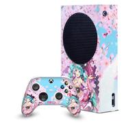 Head Case Designs Licenza Ufficiale Hatsune Miku Sakura Grafiche Pacchetto Console Da Gioco Wrap E Pelle Per Controller Compatibile con Xbox Series S Console & Controller Bundle